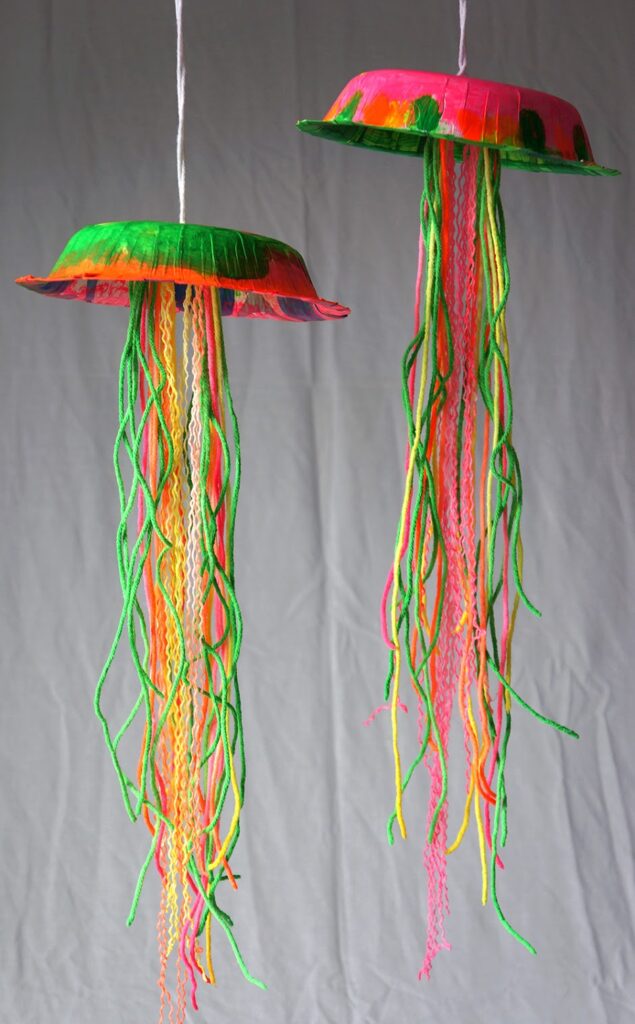Barevné medúzy pro děti
